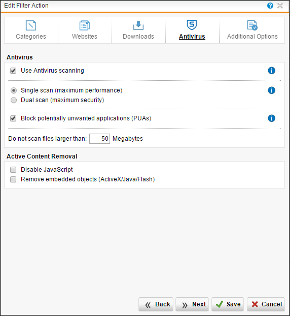 1-Sophos UTM Home-Web Protection-Web Filter Profiles-2.4
