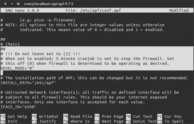 6-Secure-CentOS-VPS-APF-10