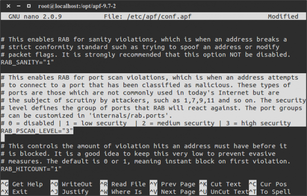 6-Secure-CentOS-VPS-APF-4