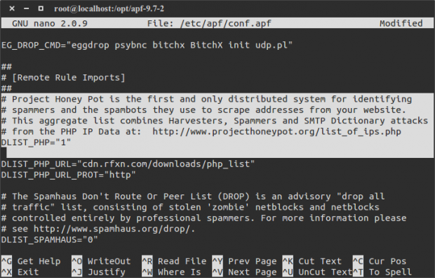 6-Secure-CentOS-VPS-APF-7