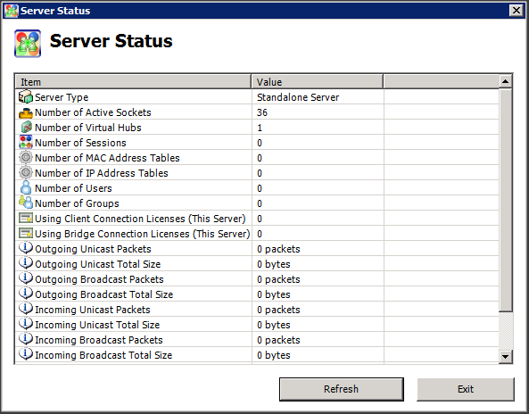 SoftEther-Manager-16-Server-Status