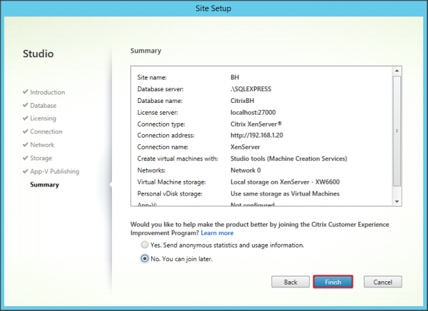 Configure XenDesktop Controller - 10