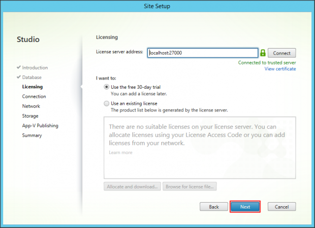 Configure XenDesktop Controller - 4