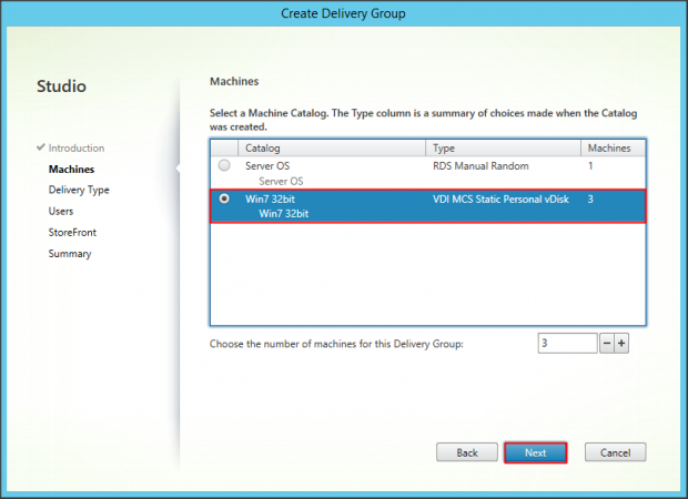 Delivery Group Desktop OS - 3