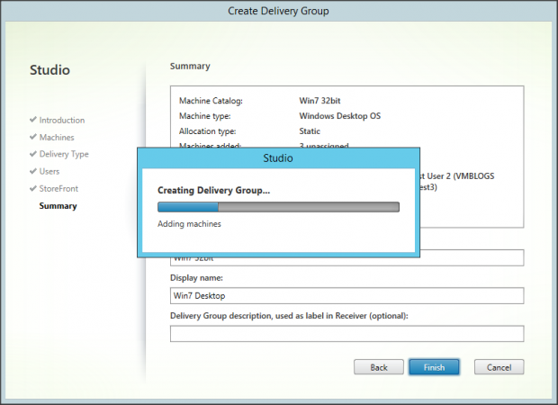 Delivery Group Desktop OS - 8