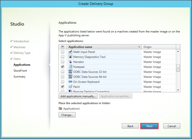 Delivery Group Server OS - 4