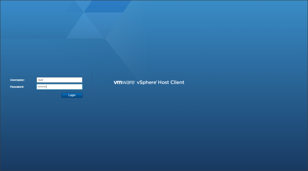 ESXi Web GUI - 1