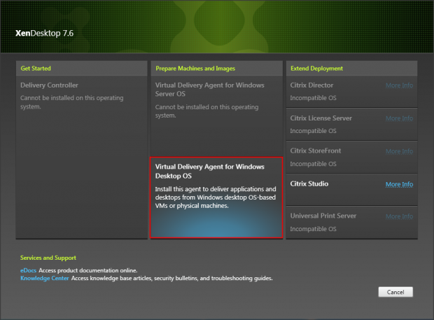 Install VDA Windows 7 - 2