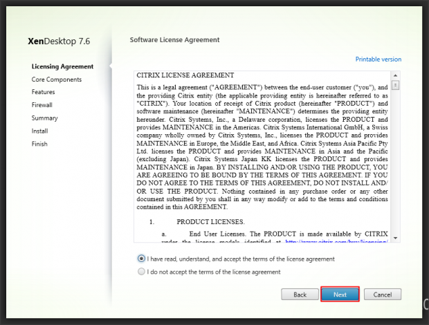 Install XenDesktop Controller - 3