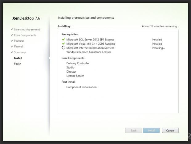 Install XenDesktop Controller - 8