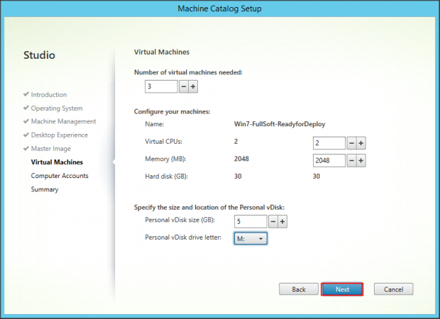 Machine Catalog Desktop OS - 7