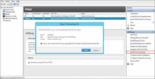 StoreFront Configure Store - 8