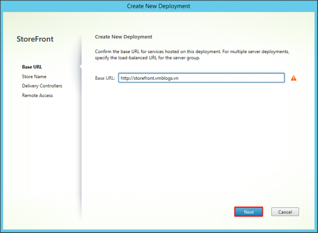 Storefront Deployment - 2